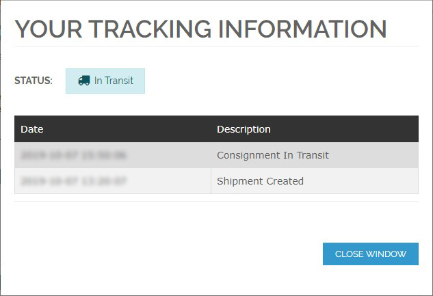 CSM Tracking Window