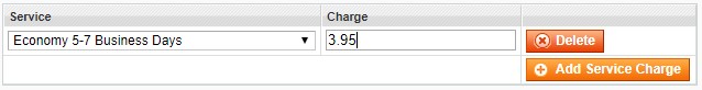 Select Service Charge